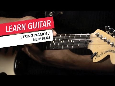 Beginner Guitar Lessons: String Names and String Numbers | Guitar | Lesson | Beginner