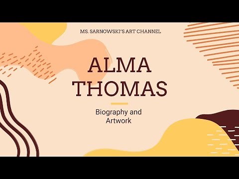 Alma Thomas - Biography and artwork for kids