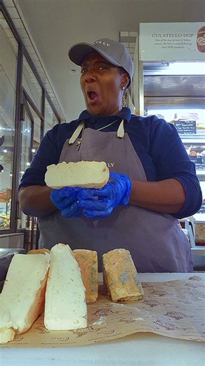 The Stinkiest Cheese EVER! Let's explore Taleggio from Northern Italy. 🧀👩🏿‍🍳🤌🏿🤢🦨🦶🏿💩🇮🇹 @highlight #cheese #italy #cheesemonger #TaleggioDOP #taleggio #formaggio #salumi #chef #foodie #cooking #christmas2025 #holidayseason #Christmas #christmastime #holiday #Holidays #mereychristmas | Guidance River Moon