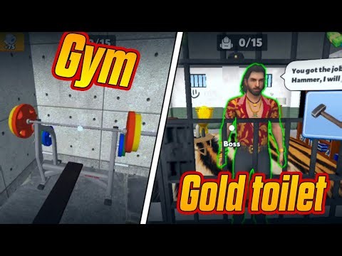 Golden Toilet in Jail.