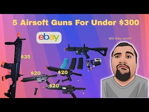 I bought 5 USED airsoft rifles from eBay!