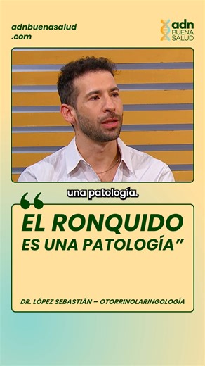 ADN Buena Salud | 🚫 El ronquido NO es normal: es una patología 🫁⚠️ Hemos naturalizado el ronquido, pero en realidad es una señal de alerta del cuerpo. 🚨 El... | Instagram