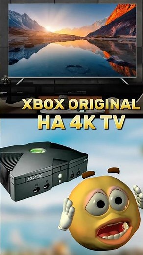 Запустил Xbox original на 4k телевизоре #xboxoriginal
