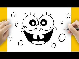 HOW TO DRAW SPONGEBOB FACE