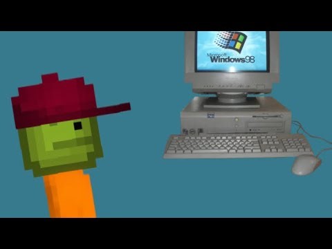 Melon the computer on the pear store trailer ￼