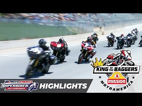 SEASON FINALE! MotoAmerica Mission King of the Baggers Race Highlights at Laguna Seca 2021