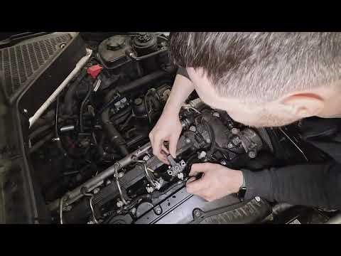 BMW E70 M57N2 Injector Replacement TimeLapse