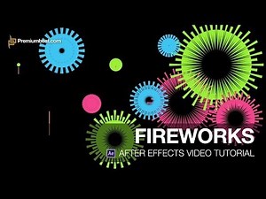 After Effects Video Tutorial: Shape Based Fireworks