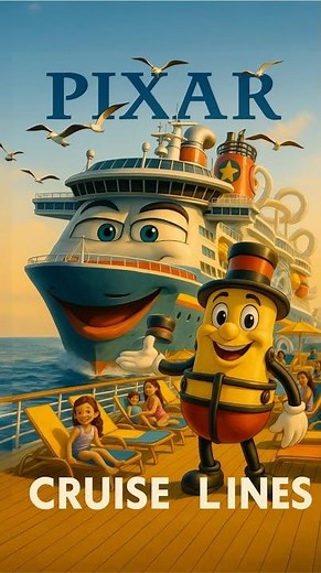 Tugboat Mascots & Magic at Sea?! Welcome to Pixar Cruise Lines!