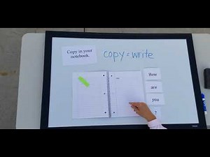 ESL-English, Copy in your notebook, follow directions, copy=write