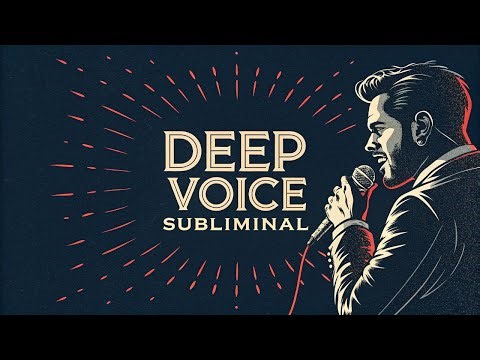 Masculine Deep Voice Subliminal | Commanding Presence & Vocal Power Boost