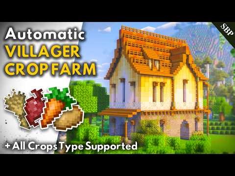 Minecraft Villager CROP FARM | Survival Build Path #9 [Java & Bedrock] 26.1.2