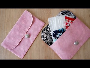 DIY Face Mask Pouch | Fabric Wallet Sewing Tutorial | Mask Pouch | Thuy's Crafts