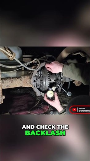 Fixing Ring Gear Pattern: Easy Shim Adjustment Guide #shorts