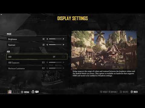 How to Turn On/Off HDR in Skull & Bones - Adjust HDR Exposure and Luminance