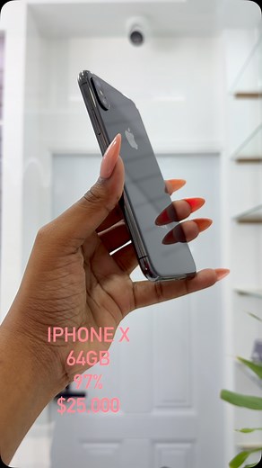 minitech on Instagram: "❗️SOLD❗️ iPhone X 64GB 97% $25,000 FULLY FUNCTIONAL ✅ Comes with charger 🔌 WARRANTY INCLUDED WATCH OUR STORY FOR DAILY DEALS Dm or call (876)599-0893 or (876)324-6404 Shop#4 Princeville Plaza"