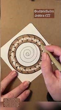 Orbs, betweed, marasu Zentangle Tutorial with Jessica CZT© Outside the LinZ subscribe please