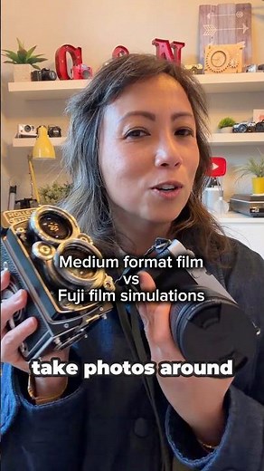 Medium format photos vs Fuji film simulations #filmcamera #mediumformat