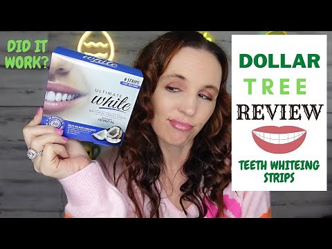 DOLLAR TREE REVIEW DID THE TEETH WHITENING WORK