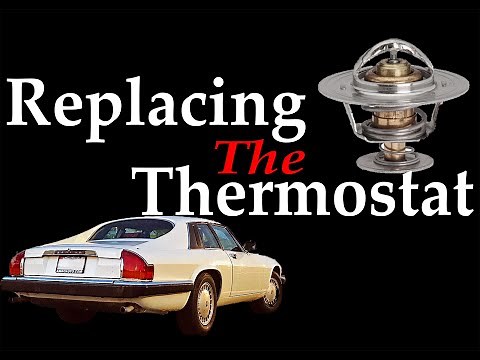 Jaguar XJS V12 Thermostat Replacement.