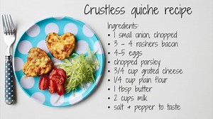 122K views · 1.2K reactions | This crustless bacon and cheese quiche...