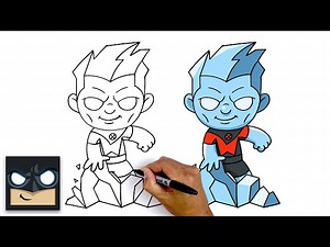 How To Draw Iceman | The Xmen - Videos For Kids