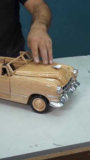 Woodworking Process: Handmade Cadillac 62 Convertible (1949)