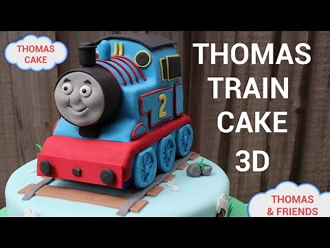 Thomas cake | How to make 3D Thomas train birthday cake