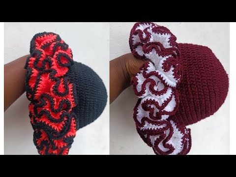 How To Crochet A Ruffle Hat | Step By Step Tutorial For Beginners