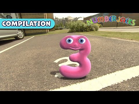 Counting in 3s! | Numberjacks Mega Christmas Full Episode Compilation