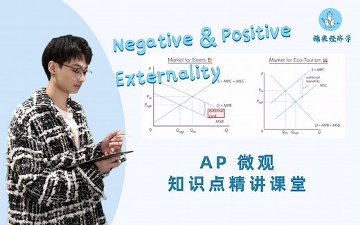 Negative & Positive Externalities｜外部性｜AP / IB 微观经济学 Microeconomics｜考点精讲