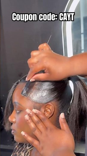 Sleeking Swoop Bang Ponytails🌸Natural Hair w/ Flip Over End | Barbie Ponytail Ft.#ulahair