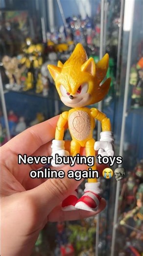 Never buying Sonic figures online again 😭💔 #sonic #sonicfigures #sonic3 #sonictoys
