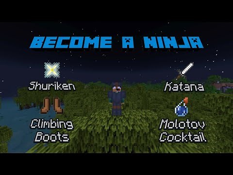 Custom Ninja Equipment - MCBE Command Blocks Tutorial