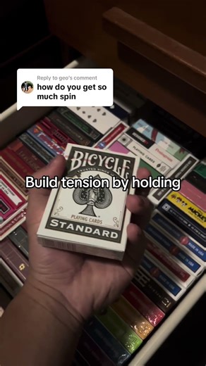 Just gotta build the muscle #cardistry #cards#cardflourish