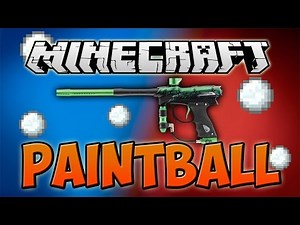 Minecraft: PAINTBALL Mod Spotlight 1.7.10! (Minecraft Mod Showcase)