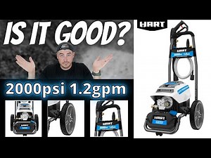 HART 2000psi Electric Pressure Washer Review |Power Washer| Car Detail