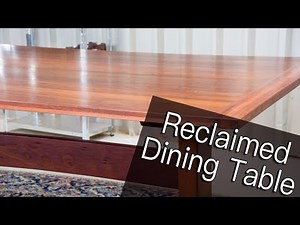 Building a Jarrah Dining Table From Reclaimed Floor Boards