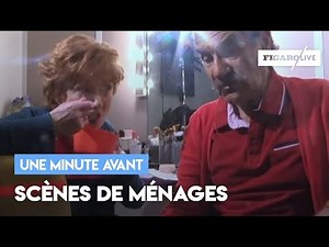 Scènes de ménages : une minute avant le tournage d'un épisode