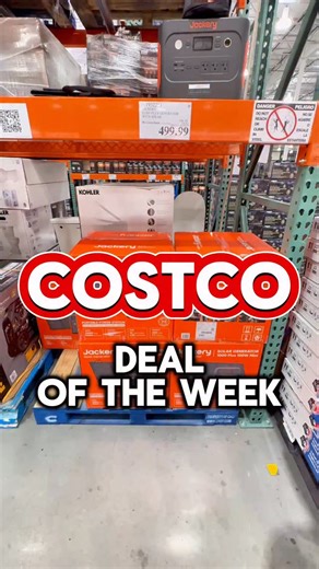 🚨 Costco DEAL OF THE WEEK! 🚨 JACKERY E1000 PLUS GENERATOR WITH SOLAR is now $300 OFF for $499.99 at Costco 🔥 If you’ve been looking for a portable power station, this is a GOOD ONE ⚡️ Perfect for: • Camping ⛺️ • Tailgating 🏈 • Road trips & RV life 🚐 • Backup power for emergencies 💡 These Jackery deals don’t last long, so if you see it at your Costco, grab it! Would you use this more for camping or emergencies? 👇 👉 Follow for more Costco finds & deals 👉 Save this post so you don’t forget