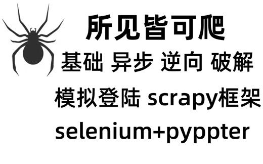 Python爬虫，高性能异步爬虫，爬取各种网站数据实战案例，requests模块高级操作 | 模拟登陆 | selenium pyppteer | scrapy