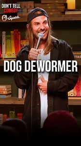 4.3M views · 153K reactions | "Dog Dewormer" : Craig Conant DISCLAIMER: For legal reasons, this is satire! We don't recommend anyone take medical advice from a stand up comedian in general. Your soap is a joke! Upgrade your personal care with Dr. Squatch #donttellcomedy #craigconant #standupcomedy #standup #comedy #jokes #funny #dogowner #dogs | Don't Tell Comedy | Facebook