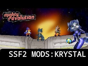 SSF2 MODS: Krystal Custom - Team mighty revolution