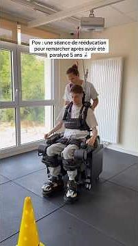 POV: A physical therapy session to walk again after being paralyzed for 5 years