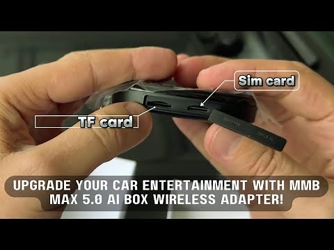MMB Max 5.0 AI Box | Wireless CarPlay & Android Auto Adapter (Android 13)
