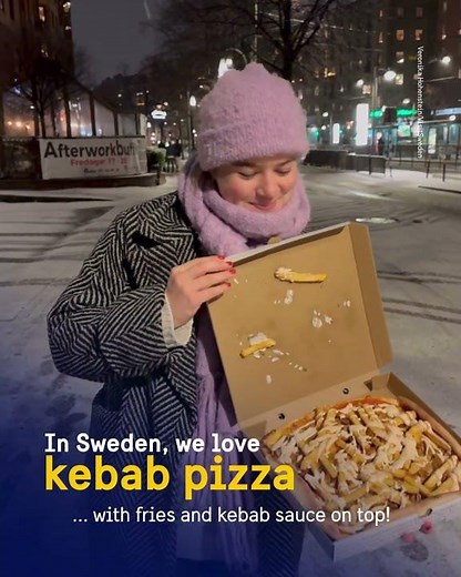 You Haven’t Lived Until You’ve Tried Swedish Kebab Pizza 😋Street Food Sweden #swedishfood