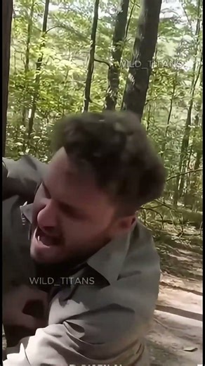 Hiker Attacked by Giant Python on Forest Trail | Raw Footage #shorts #snakeattack #python