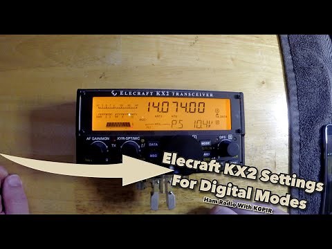 Elecraft KX2 Settings for WSJT-X