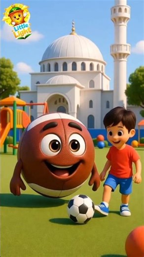 Pray First, Then Play – Beautiful Islamic Lesson for Kids🕌⚽ #islamforkids #islamiccartoon #funny