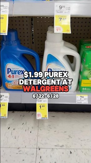 Purex only $1.99 this week at Walgreens! 😱 #shorts #couponing #shopping